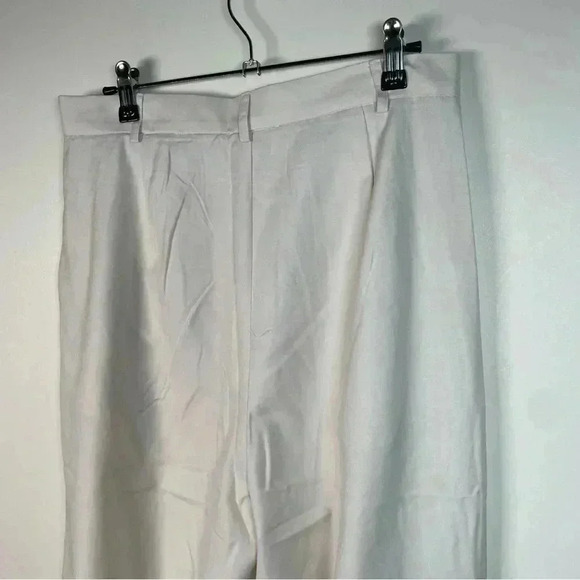 Torn By Ronny Kobo White Effie Wide Leg Pant - Picture 5 of 10